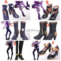 League of Legends KDA Skins KaiSa Ahri Evelynn Cosplay Shoes Boots