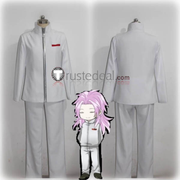 Cell of Empireo Hatsutori Hajime White Uniform Cosplay Costume