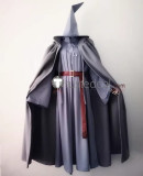 The Lord of the Ring Gandalf Halloween Wizard Grey Cosplay Costume