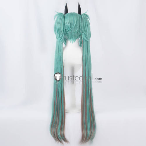 Vocaloid Hatsune Miku Rascal 2023 The Raccoon Little Devil Cosplay Wig