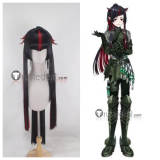 Disney Twisted-Wonderland Lilia Vanrouge Right General's Armor Black Red Pink Styled Cosplay Wig
