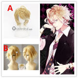 Diabolik Lovers Mukami Kou Short Blonde Cosplay Wig