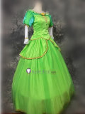 Barbie in the 12 Dancing Princesses Genevieve Pink Green Red Cosplay Costume