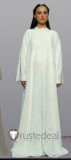 Star Wars Queen Padme Amidala Hospital White Gown Cosplay Costume