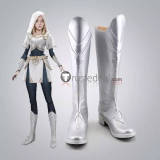 League of Legends LOL Lux Worriors White Blue Cosplay Costume