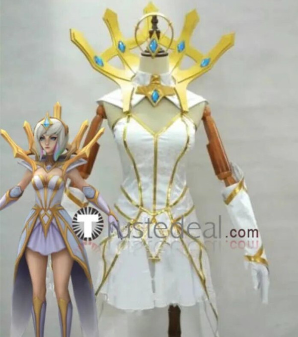 League of Legends LOL Lux Light Elementalist Cosplay Costume