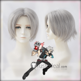 Reborn Hayato Gokudera Grey Cosplay Wig