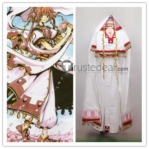 Tsubasa Princess Sakura Cosplay Costume