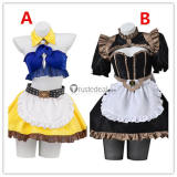 Fate Grand Order FGO Space Archer Ishtar Rin Tohsaka Maid Cosplay Costume