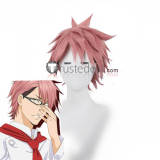 Shokugeki no Soma Terunori Kuga Arato Hisako Shinomiya Kojiro Pink Styled Cosplay Wig