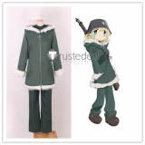 Girls' Last Tour Shoujo Shuumatsu Ryokou Chito Yuuri Green Military Uniform Cosplay Costume