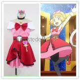 Pokemon XY Master Class Tournament Performance Serena Pink Cosplay Costume 2