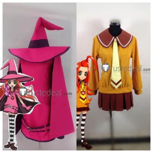 Sugar Sugar Rune Chocola Meilleure Magical Girl Pink Cosplay Costumes