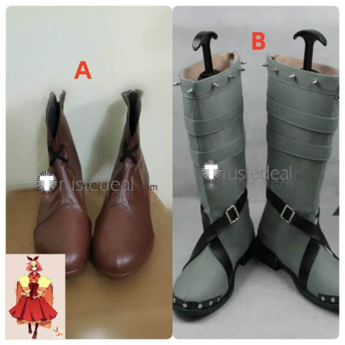 Pokemon Gijinka Tyranitar Flareon Cosplay Shoes Boots