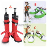 Pokemon RSE Ruby Brendan Contest ORAS Green Red Cosplay Shoes