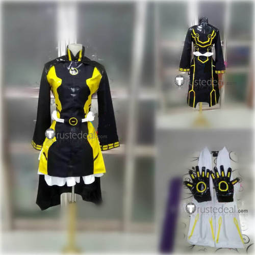 Sousei no Onmyouji Benio Adashino Black Yellow Cosplay Costume