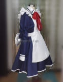 Tsuki ni Yorisou Otome no Sahou Asahi Kokura Blue White Maid Cosplay Costume