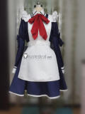 Tsuki ni Yorisou Otome no Sahou Asahi Kokura Blue White Maid Cosplay Costume