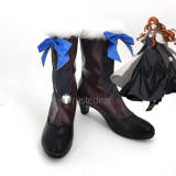 Castlevania Vampire Dracula Lenore Blue Black Cosplay Shoes Boots