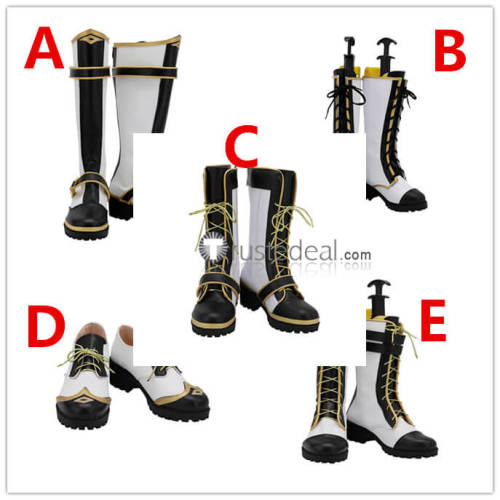 Ensemble Stars Season 2 Knights Ritsu Arashi Izumi Tsukasa Leo Black Cosplay Shoes Boots