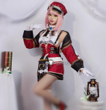 Genshin Impact Fontaine Charlotte Cosplay Costume