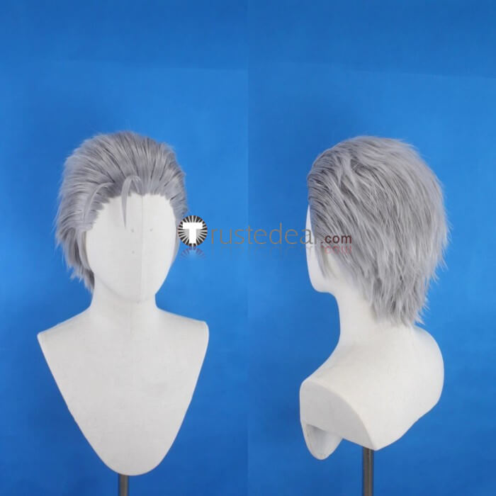 Devil May Cry Vergil Silver Styled Cosplay Wig