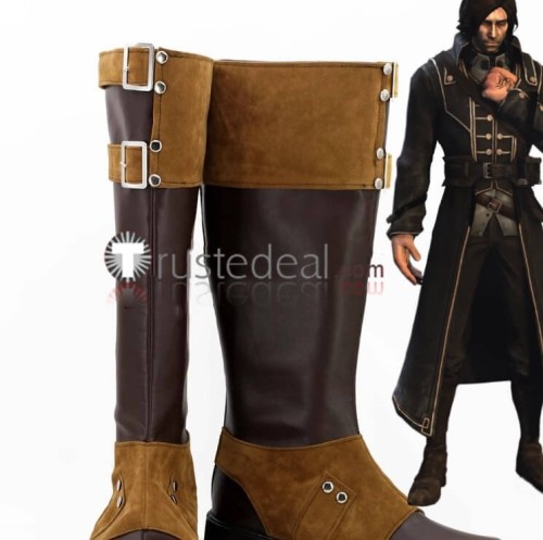 Dishonored Corvo Attano Halloween Cosplay Boots Shoes