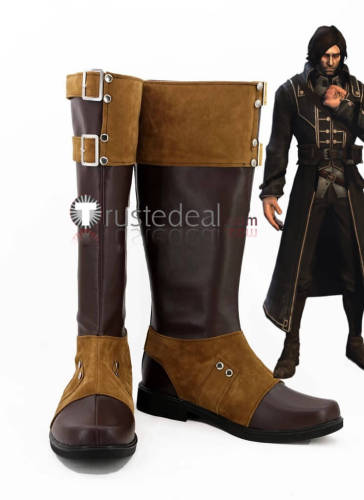 Dishonored Corvo Attano Halloween Cosplay Boots Shoes