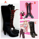 Danganronpa Trigger Happy Havoc Junko Enoshima Miu Iruma Cosplay Boots Shoes