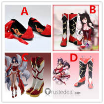 League of Legends Classic Ahri Champions Cosplay Shoes Boots