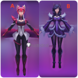 League of Legends LOL Challenger Ahri Midnight Arcade Cosplay Boots Shoes