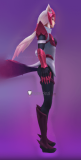 League of Legends LOL Challenger Ahri Midnight Arcade Cosplay Boots Shoes