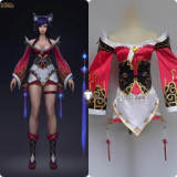 League of Legends Ahri Red Cosplay Costume