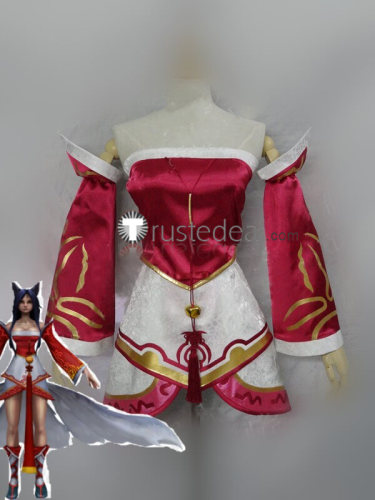 League of Legends Ahri Red Cosplay Costume