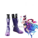 League of Legends LOL Challenger Ahri Midnight Arcade Cosplay Boots Shoes