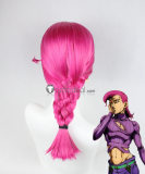 Jojo's Bizarre Adventure Vento Aureo Golden Wind Doppio Vinegar Pink Purple Styled Cosplay Wig