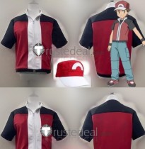 Pokemon Origins Red Cosplay Costume