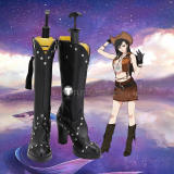 Final Fantasy VII Remake FF7 Tifa Lockhart Lady Cloud Strife Cosplay Shoes Boots
