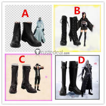 Final Fantasy VII Remake FFVII Tifa Lockhart Sephiroth Rufus Shinra Leslie Kyle Cosplay Shoes Boots