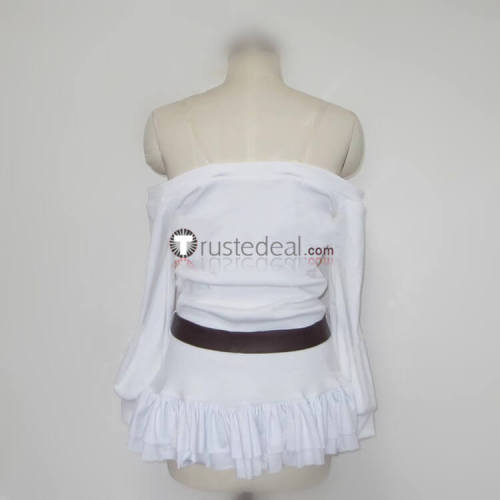 Overlord Albedo So Bin White Dress Cosplay Costume