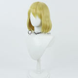 One Piece Yamato Carrot  Blonde Silver Green Ponytail Cosplay Wig