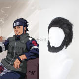 Naruto Sasuke Uchiha Asuma Sarutobi Black Styled Cosplay Wig Beard