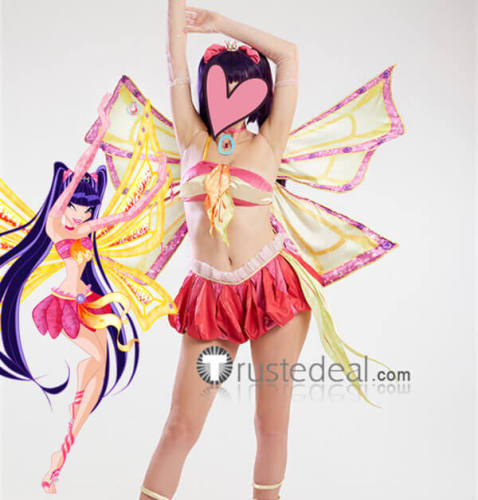 Winx Club Musa Charmix Fairy Dress Cosplay Costume