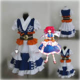 Touhou Project Komachi Onozuka Blue White Cosplay Costume