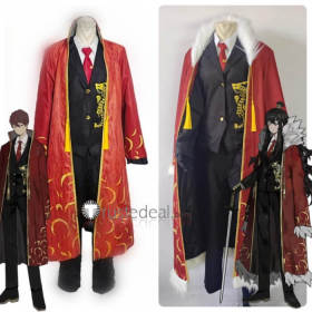 Library Of Ruina Liu Association Section 1 Xiao Section 2 Lowell Mei Miris Red Uniform Cosplay Costume