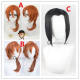 Bungou Stray Dogs Chuya Nakahara Mori Ougai Orange Black Cosplay Wig