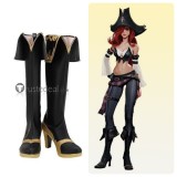 League of Legends LOL Vi Valentine's Day Mistletoe LeBlanc Miss Fortune Caitlyn Officer Cosplay Boots Shoes