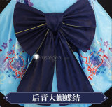 Rurouni Kenshin Kamiya Kaoru Blue Kimono Cosplay Costume