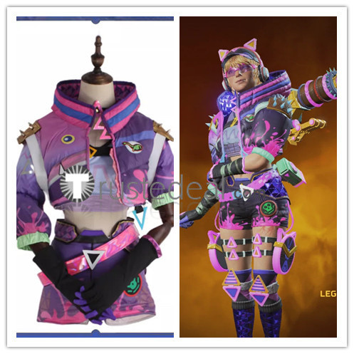 Apex Legends Kawaii Kitty Wattson Pink Cosplay Costume