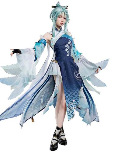 Miaowu Meow House Genshin Impact Madame Ping Cosplay Costume